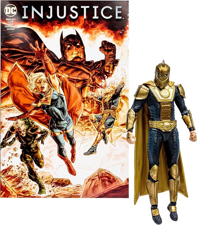 DC Direct - Injustice 2 - Page Punchers - 7" Dr. Fate Figure with Comic - Figurio