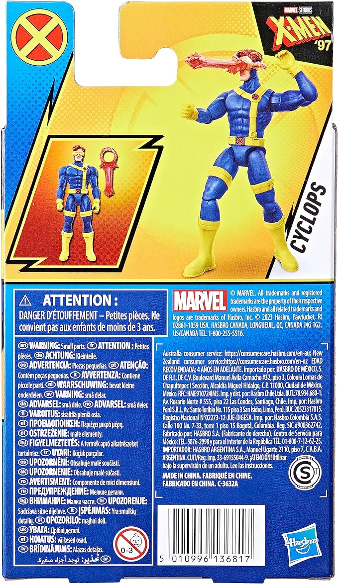 Marvel Epic Hero Series Cyclops Action Figure, 4-Inch X-Men Action Figures, Ages 4 and Up - Figurio