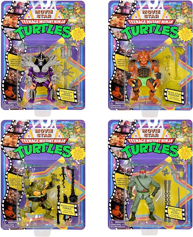 Teenage Mutant Ninja Turtles Classic Movie Star Villians - Figurio