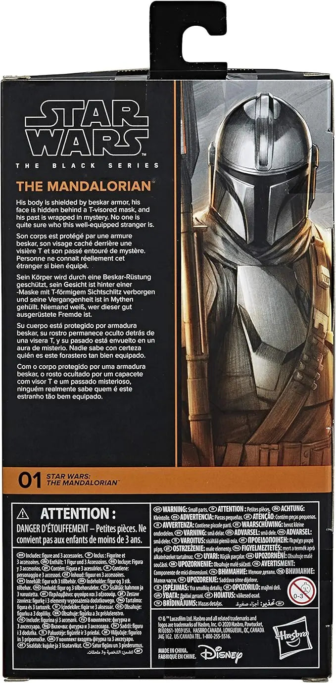 STAR WARS The Black Series The Mandalorian Toy 6-Inch-Scale Collectible Action Figure, Toys for Kids Ages 4 and Up - Figurio