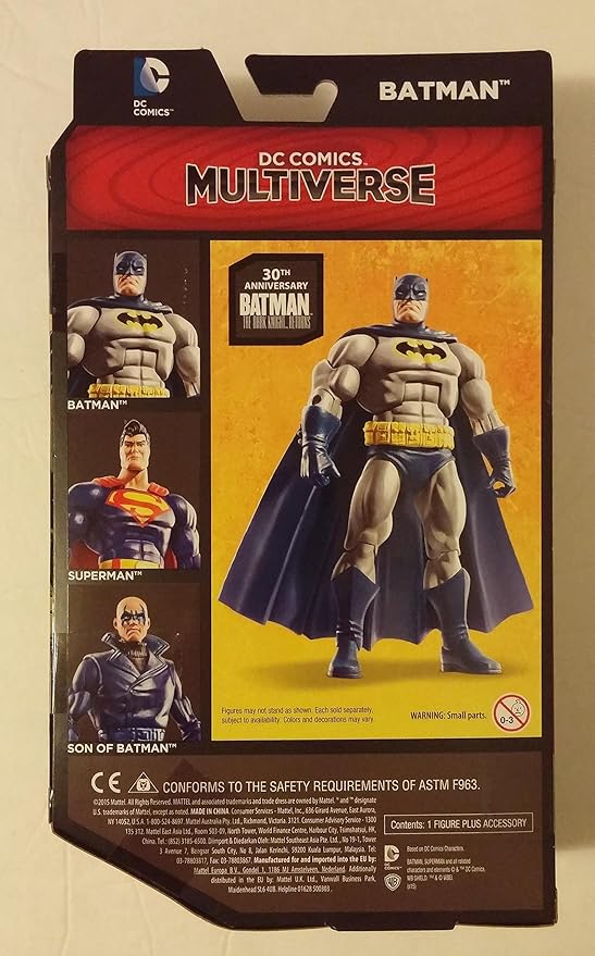 DC Comics Multiverse, Batman: The Dark Knight Returns 30th Anniversary, Batman Action Figure, 7 Inches - Figurio