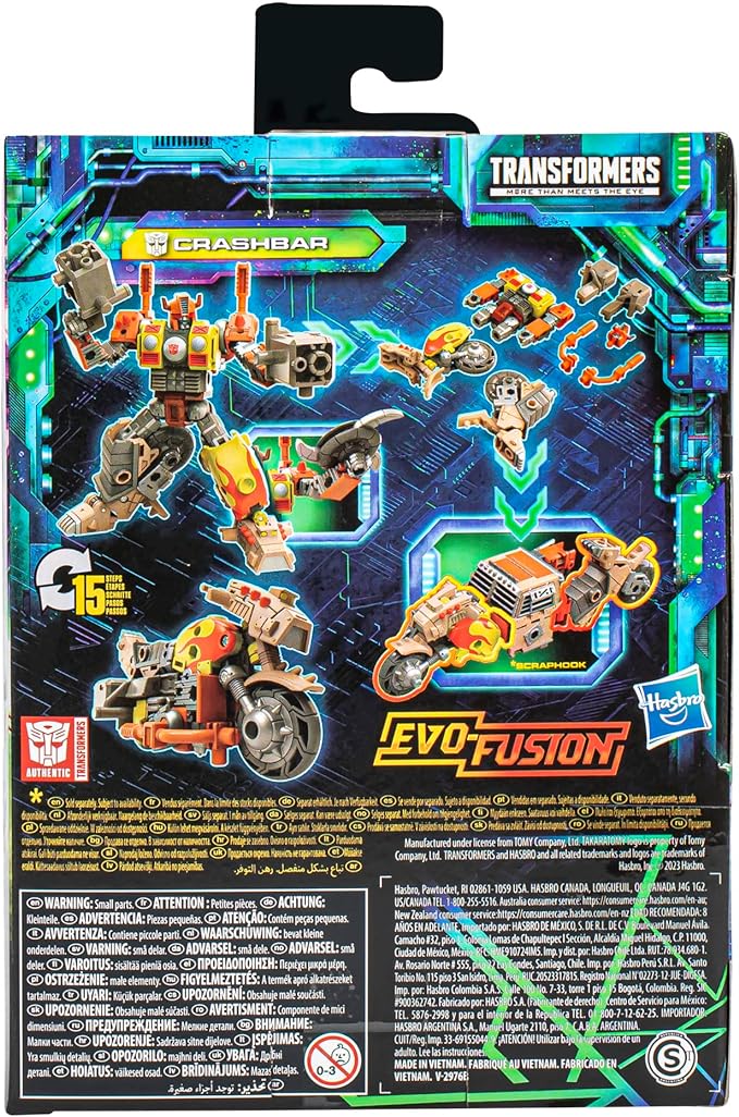 Transformers Toys Legacy Evolution Deluxe Crashbar Toy, 5.5-inch, Action Figure for Boys and Girls Ages 8 and Up - Figurio