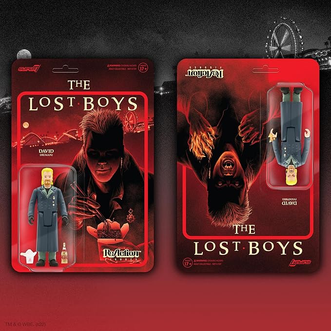 Super7 The Lost Boys David (Human) - 3.75" The Lost Boys Action Figure with Accessories Classic Movie Collectibles and Retro Toys - Figurio