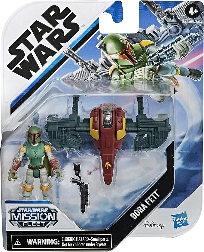 STAR WARS Mission Fleet Gear Class Boba Fett Capture in The Clouds 2.5-Inch-Scale Figure and Vehicle, Toys for Kids Ages 4 and Up - Figurio