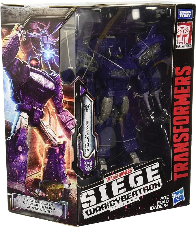 Transformers Generations War for Cybertron: Siege Leader Class WFC-S14 Shockwave Action Figure - Figurio