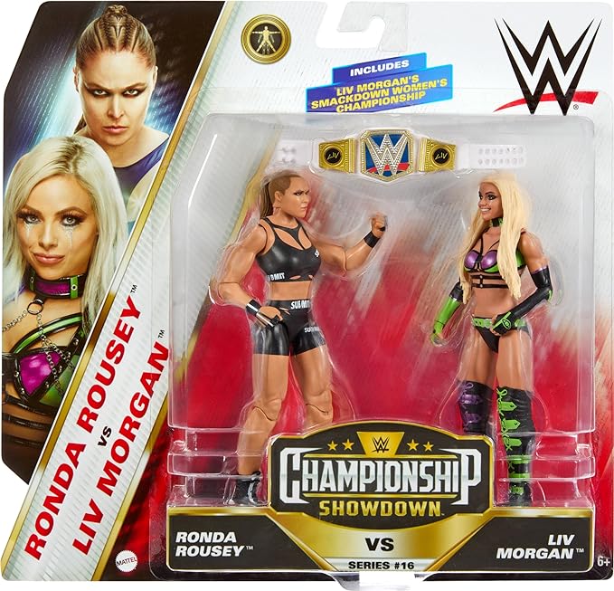 Mattel WWE Championship Showdown Ronda Rousey vs Liv Morgan 2-Pack - Figurio