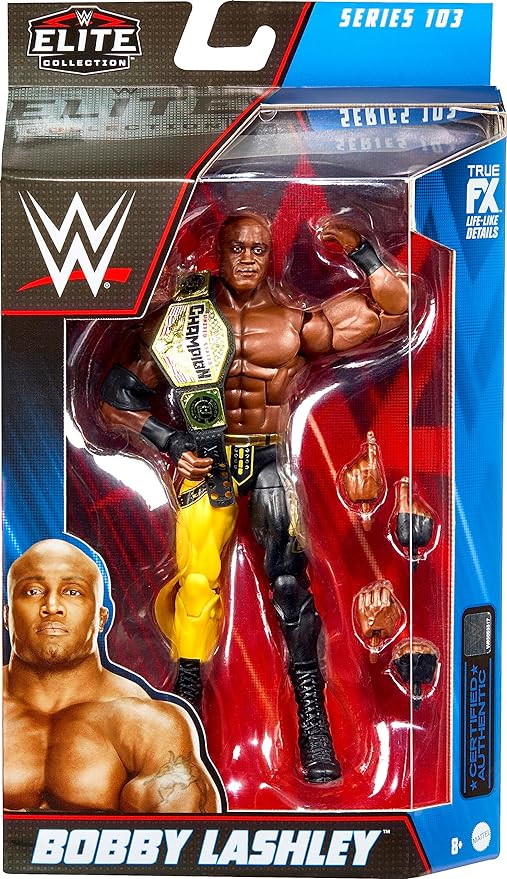 Mattel WWE Bobby Lashley Elite Collection Action Figure with Accessories, Articulation & Life-like Detail, 6-inch - Figurio