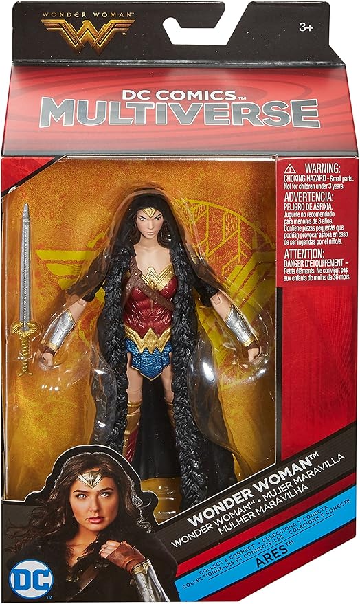 DC Comics Multiverse Wonder Woman Caped Figure, 6" - Figurio