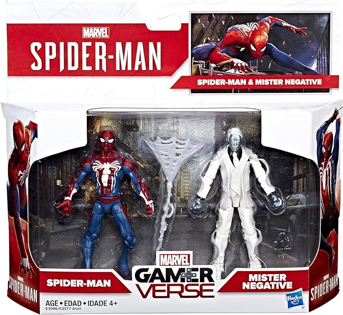 Marvel Gamerverse Spider-Man and Mister Negative Exclusive Action Figure 2 Pack - Figurio