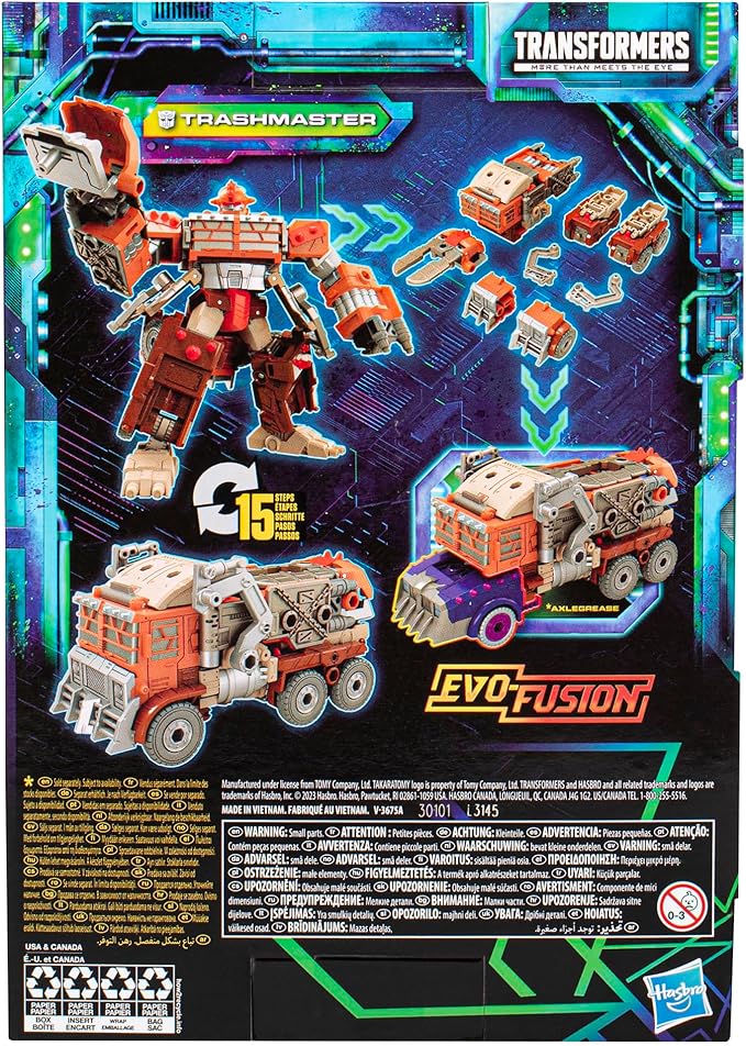 Transformers Toys Legacy Evolution Voyager Class Trashmaster Toy, 7-inch, Action Figure for Boys and Girls Ages 8 and Up - Figurio