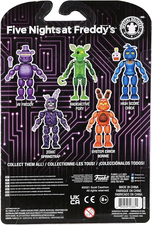 Funko Pop! Action Figure: Five Nights at Freddy's - System Error Bonnie (Glow in The Dark) - Figurio