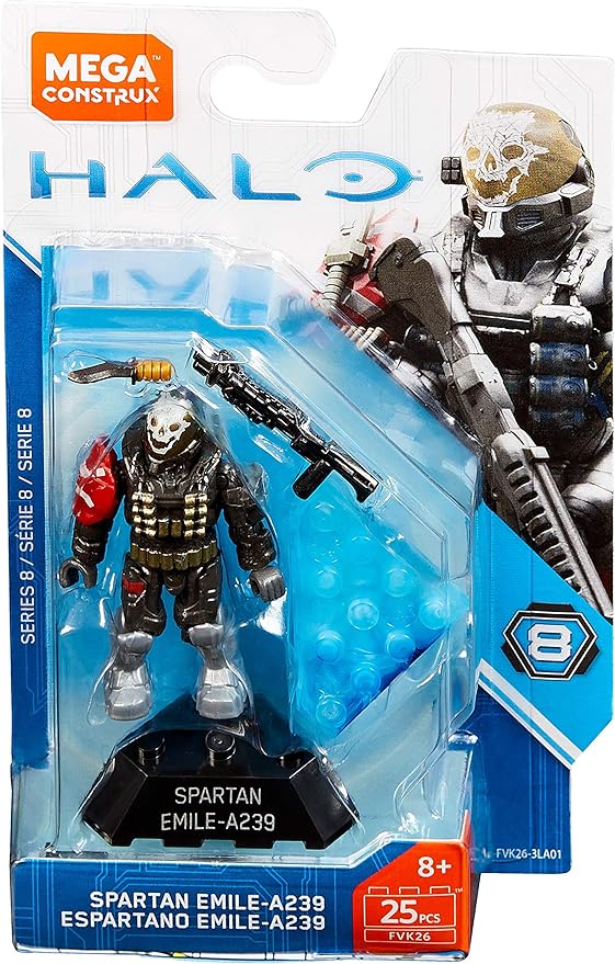 Mega Construx Halo Heros - Series 12 - Spartan Emile - Figurio