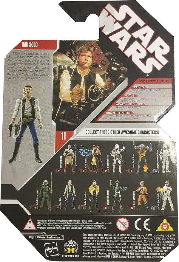 Star Wars 30th Anniversary Han Solo A New Hope 3.75 Inch Action Figure With Gold Coin - Figurio