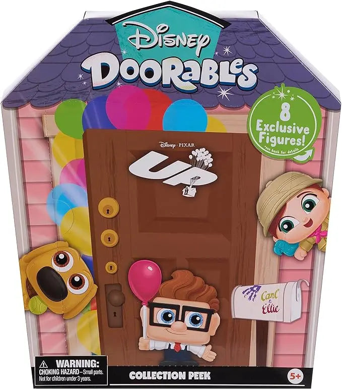 Disney Doorables Just Play New Up Collector Pack, Collectible Blind Bag Figures, Kids Toys for Ages 5 Up, Amazon Exclusive - Figurio