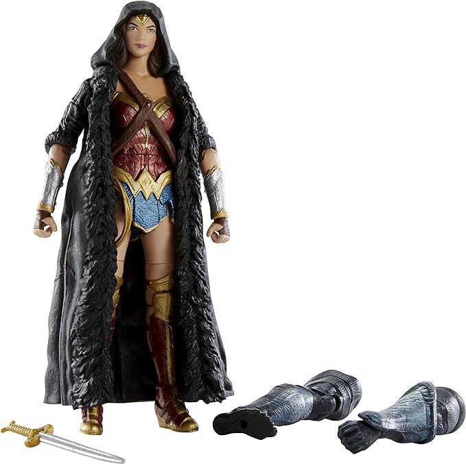 DC Comics Multiverse Wonder Woman Caped Figure, 6" - Figurio