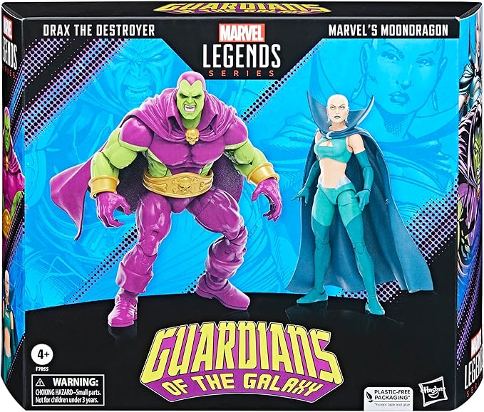 MARVEL Legends Series Drax The Destroyer Moondragon, 2 Comics-Inspired 6 Inch Action Figures - Figurio