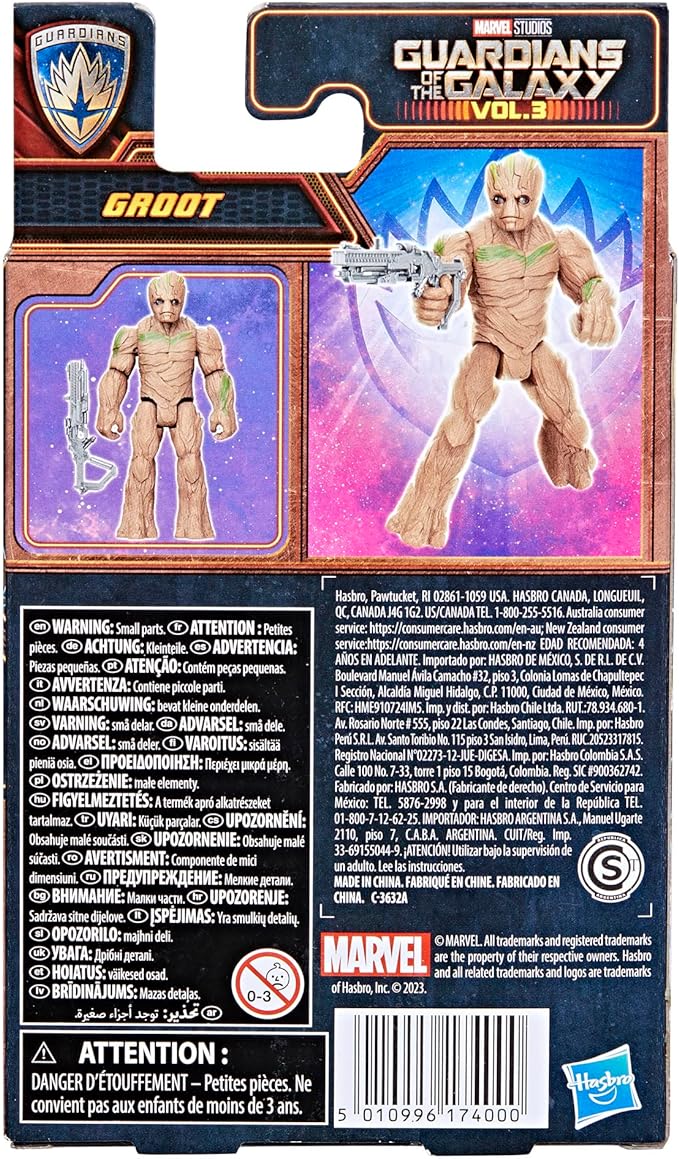 Marvel Studios’ Guardians of The Galaxy Vol. 3 Groot Action Figure, Epic Hero Series, Super Hero Toys for Kids Ages 4 and Up - Figurio