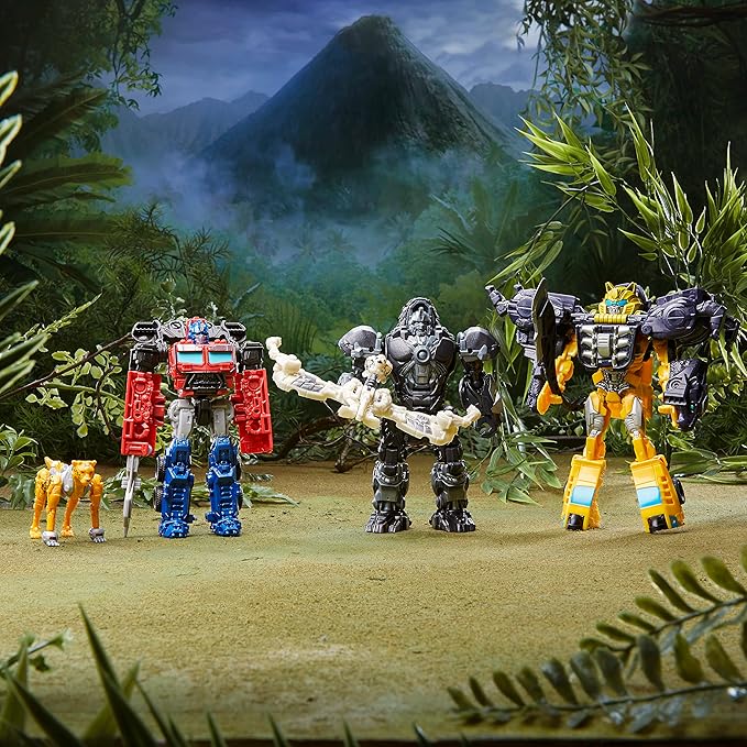 Transformers Toys Rise of The Beasts Movie, Beast Alliance, Beast Battle Masters Cheetor Action Figure - Ages 6 and Up, 3-inch - Figurio