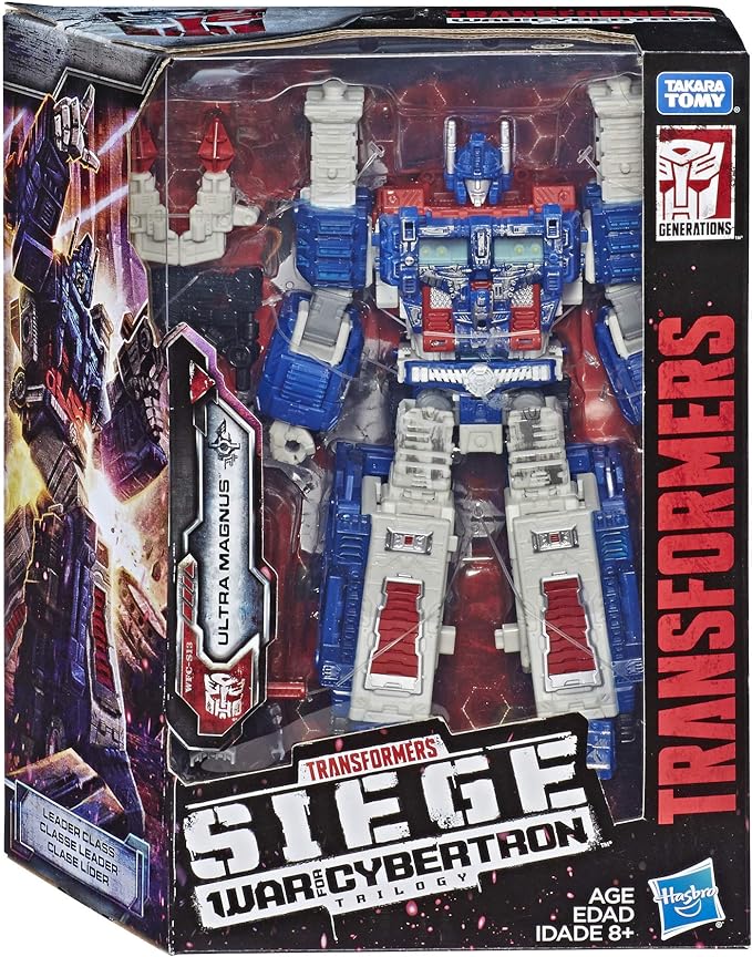 Transformers Generations War for Cybertron: Siege Leader Class WFC-S13 Ultra Magnus Action Figure - Figurio