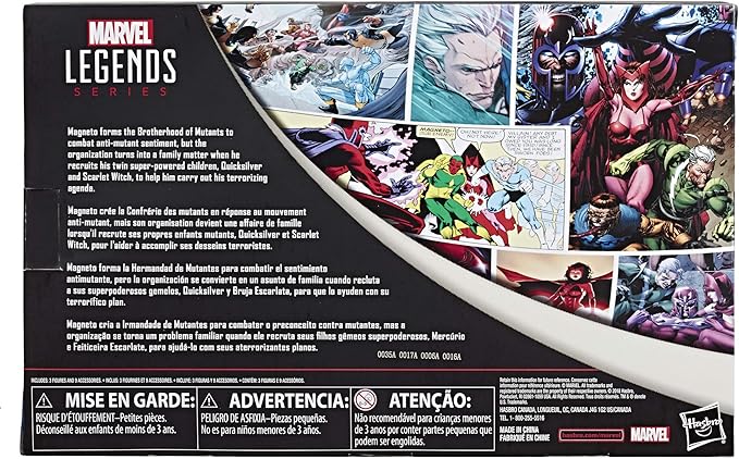 Marvel Legends Series 6" Family Matters 3 Pack with Magneto, Quicksilver, & Scarlet Witch Action Figures (Amazon Exclusive) - Figurio