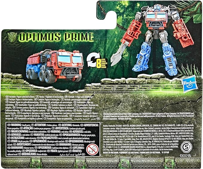 Transformers Toys Rise of The Beasts Movie Beast Alliance Battle Changers Optimus Prime Action Figure, Ages 6 and Up, 4.5 inch - Figurio