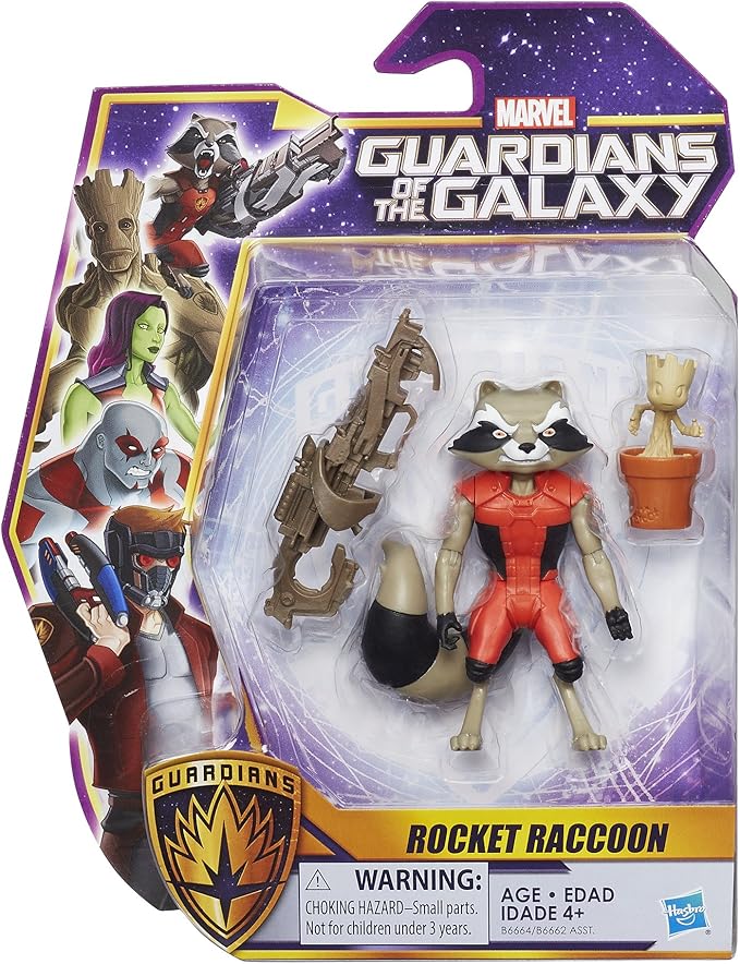 Marvel Guardians of the Galaxy 6-inch Rocket Raccoon - Figurio