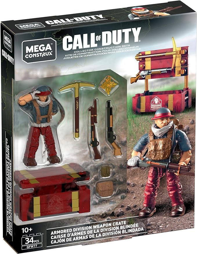 Mega Construx Call of Duty Armored Division Weapon Crate - Figurio