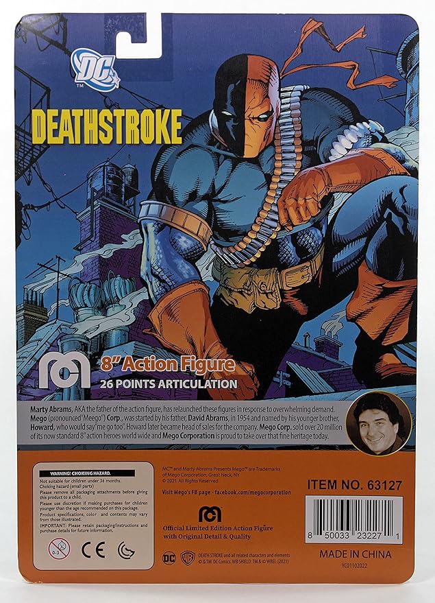 Mego DC Heroes: Deathstroke Previews Exclusive 8" Batman Action Figure, Multicolor - Figurio