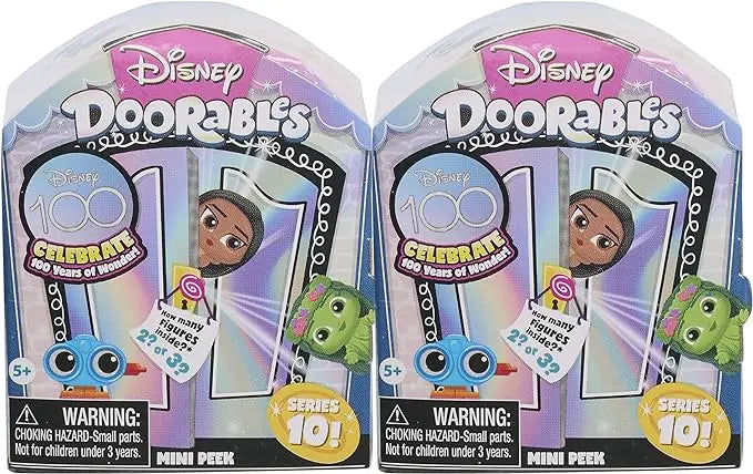 Disney Doorables Series 10 Mini-Peek 2-pack Set, Collectible Blind Bag Figures, Kids Toys for Ages 5 Up by Just Play - Figurio