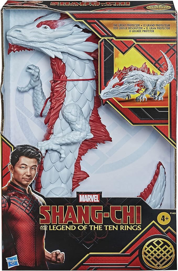 Marvel Hasbro Shang-Chi and The Legend of The Ten Rings The Great Protector Dragon Figure, Action Toy for Kids Ages 4 and Up - Figurio