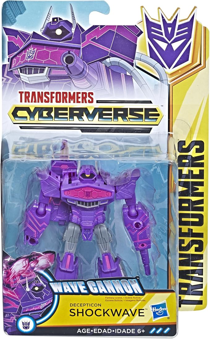 Transformers Cyberverse Warrior Class Decepticon Shockwave - Figurio