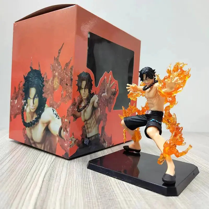 One Piece Portgas D. Ace Battle Fire Action Figure - Figurio