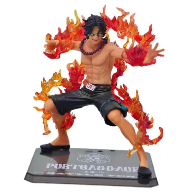 One Piece Portgas D. Ace Battle Fire Action Figure - Figurio