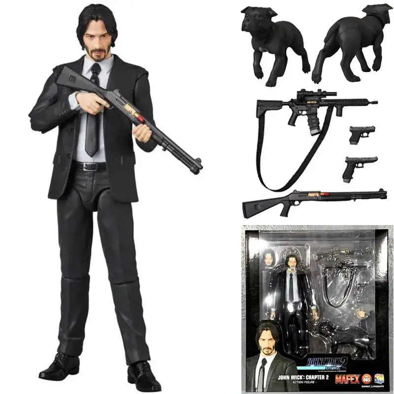 Mafex 085 John Wick Action Figure - Figurio