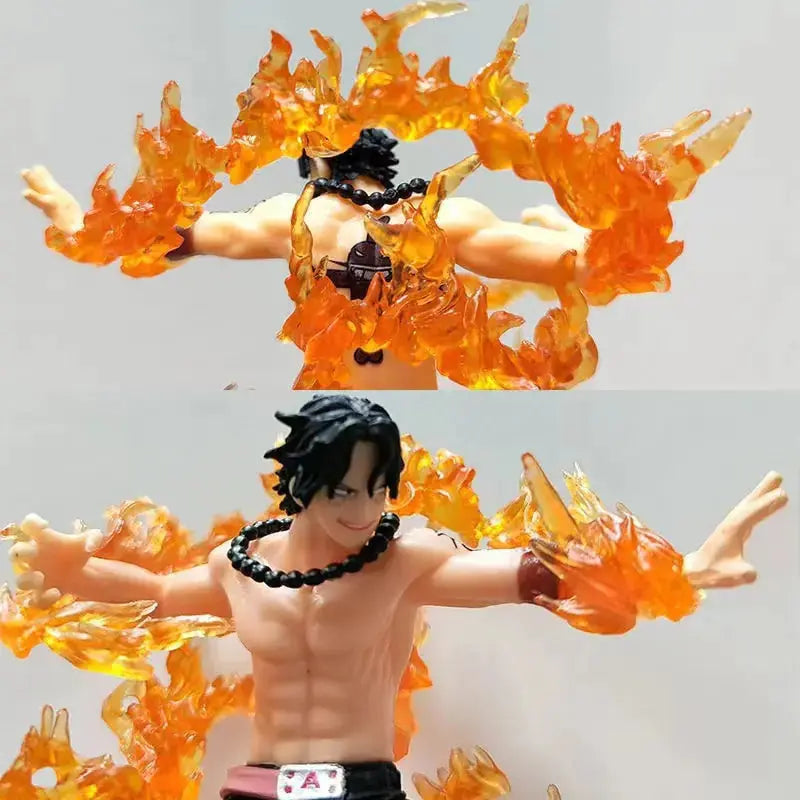 One Piece Portgas D. Ace Battle Fire Action Figure - Figurio