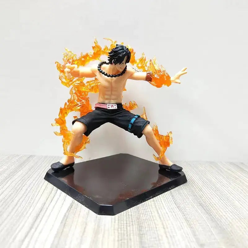 One Piece Portgas D. Ace Battle Fire Action Figure - Figurio